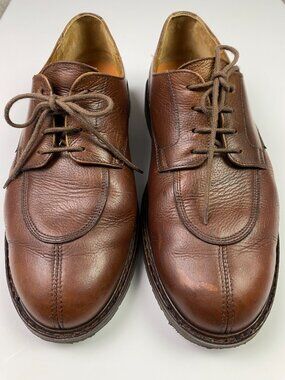 Mephisto Air Relax Goodyear Welt Split Toe Shoes Mens 11 Brown Oxford Phoebus